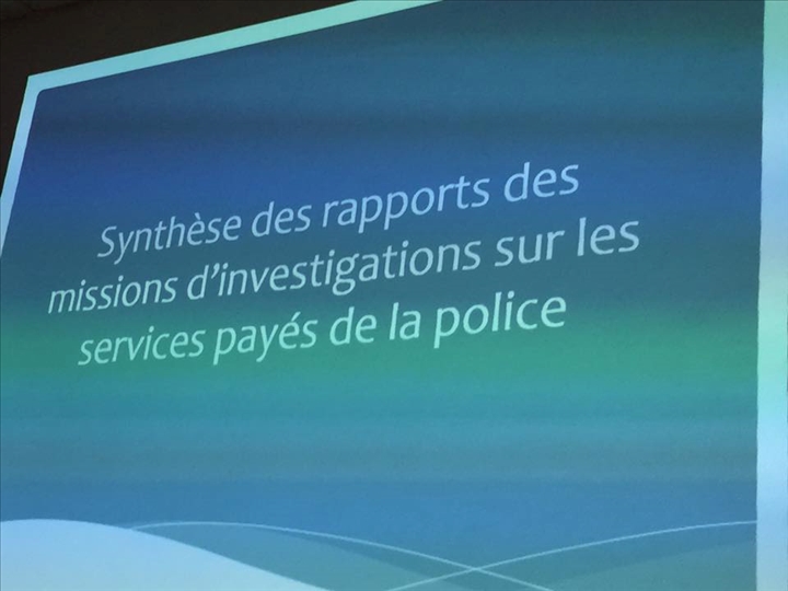 Une rencontre de restitution des rsultats des investigations sur les services pays (SP) de la Police nationale a eu lieu le 17 mai 2017  Ouagadougou