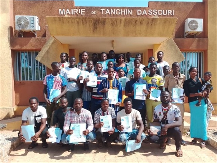 Tanghin-Dassouri : 33 jeunes obtiennent leurs permis de conduire provisoires grce  la dlgation spciale