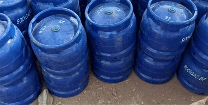 OUAGADOUGOU : saisie de bouteilles de gaz butane chez des revendeurs non conformes  la rglementation en janvier 2023