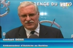 En fin de mission au Burkina Faso, l`Ambassadeur d&#39;Autriche, <b>Gerhard Deiss</b> a ... - 16754